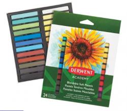 Academy Soft 24 pastelfarver, Derwent 98216 (4stk)