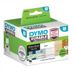 LW Durable 25mm x 25mm square multi-purpose 1700 labels, DYMO 2112286