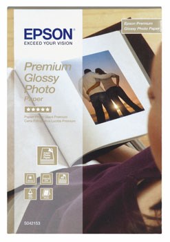 10x15cm Premium Glossy Photo Paper 255 g (40) - Gold, Epson C13S042153