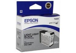 C13T580900 lys lys sort blækpatron, original Epson (80 ml)