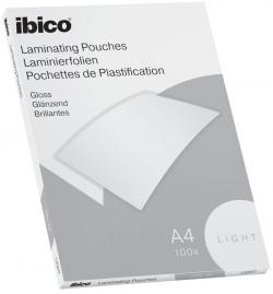 Lamineringslomme Ibico Basics Light A4 100stk, 627308