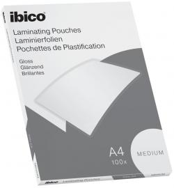 Lamineringslomme Ibico Basics Medium A4 100stk, 627309