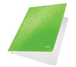 Arbejdsmappe karton WOW A4 grøn, Leitz 30010054, 10stk