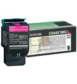 Tonerpatron Lexmark magenta C544X1MG, original høj kapacitet 4000s