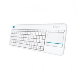 K400 Plus trådløs Touch Keyboard, hvid (Nordic), Logitech 920-007142