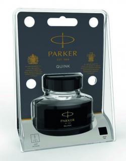 Ink bottle 57ml Quink Black, Parker 1950380, 6stk