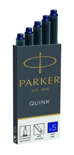 Ink Cartridge Quink Blue (5), Parker 1950384, 20stk