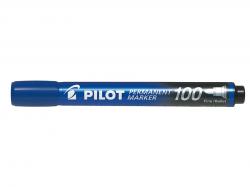 Marker Permanent 100 rund blå, Pilot SCA-100-L,12stk