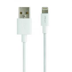 USB-A to Lightning, hvid (3m), PNY C-UA-LN-W01-10