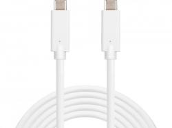 USB-C Charge Cable, 60W, hvid (2m), Sandberg 136-17
