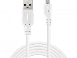 MicroUSB Sync/Charge Cable, hvid (3m), Sandberg 440-72