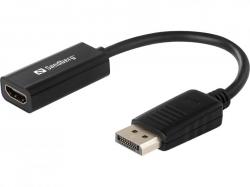 Adapter DisplayPort to HDMI, sort, Sandberg 508-28