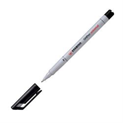 Stabilo 852/46 Fine OH pen, sort  0,7mm Vandbasis (10stk.)