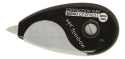 Rettetape MONO Grip 5mm x 10m sort, Tombow CT-CD5C11, 6stk