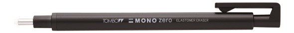Viskelæder pen MONO zero ø2,3mm sort, Tombow EH-KUR11, 5stk