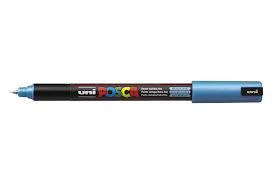 Uni PC-1MR-57 Posca marker 0,7mm, Lys Bl (12stk), 40149857