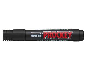 Uni PM-126-46 prockey marker, Sort (12stk), 40154546