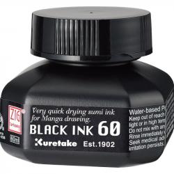 Cartoonist Black Ink 60 black, ZIG CNCE104-6