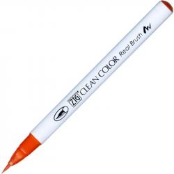 Clean Color Pensel Pen 023 fl. Skarlagensrd, ZIG RB-6000AT-023, 6stk
