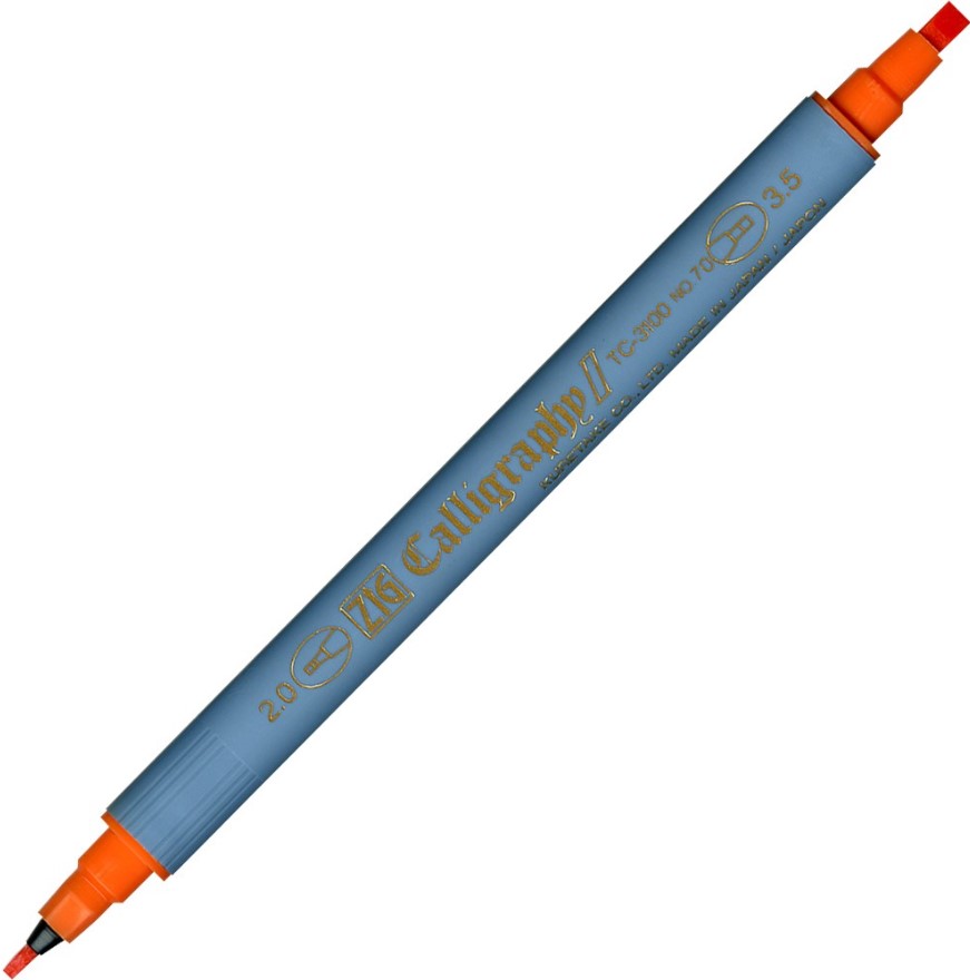 Kalligrafi II TC-3100 orange, ZIG TC-3100-70, 6stk